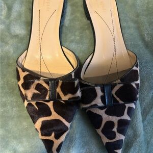 Kate Spade Leopard Print Women's Shoes/Slides 10